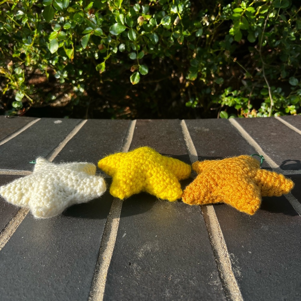 Hand Crocheted 5 Inch Christmas Star Ornament Made With Love! - Picture 2 of 11